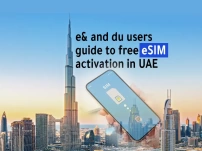 E& and du users guide to free eSIM activation in UAE: Step-by-step instructions