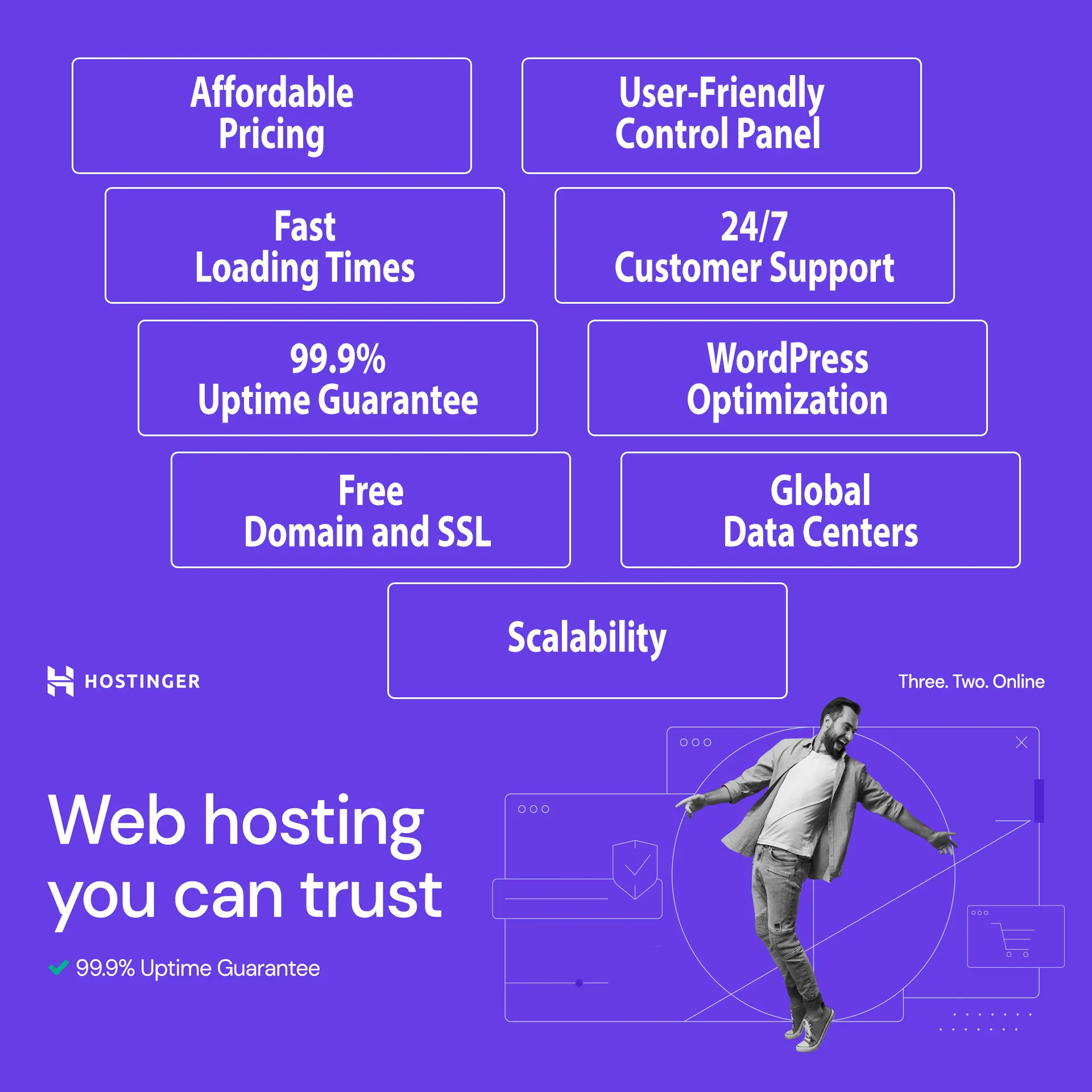 Web hosting you can trust - Hostinger