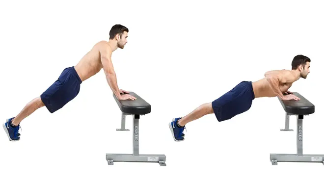 Incline Push Ups