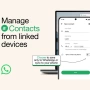 WhatsApp introduces contact storing directly within the app